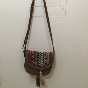 Brown crossbody bag